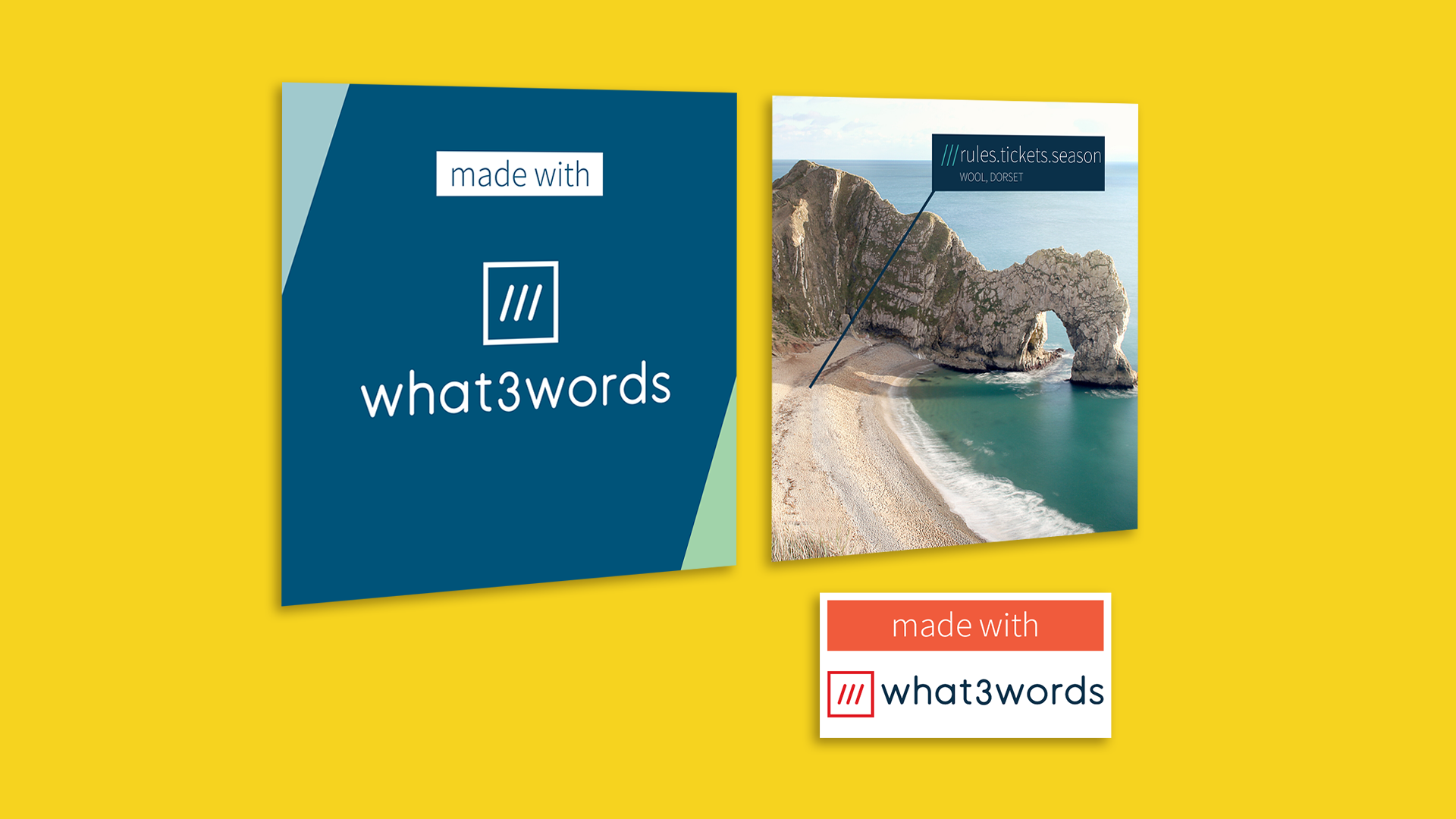 collage of images 'made with' what 3 words