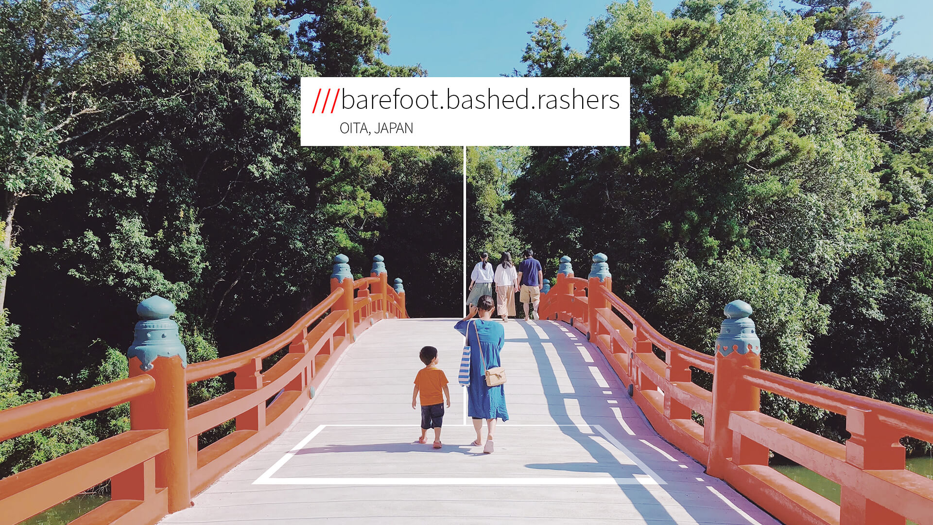 Japanese bridge at 3 word address barefoot.bashed.rashers