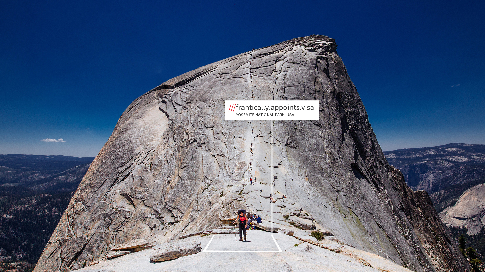 Yosemite National Park with what3words address