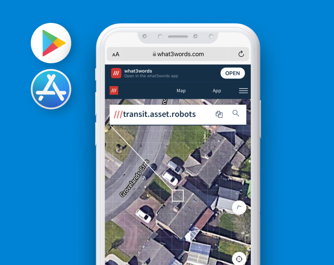 Evri customers can now add their what3words address what3words