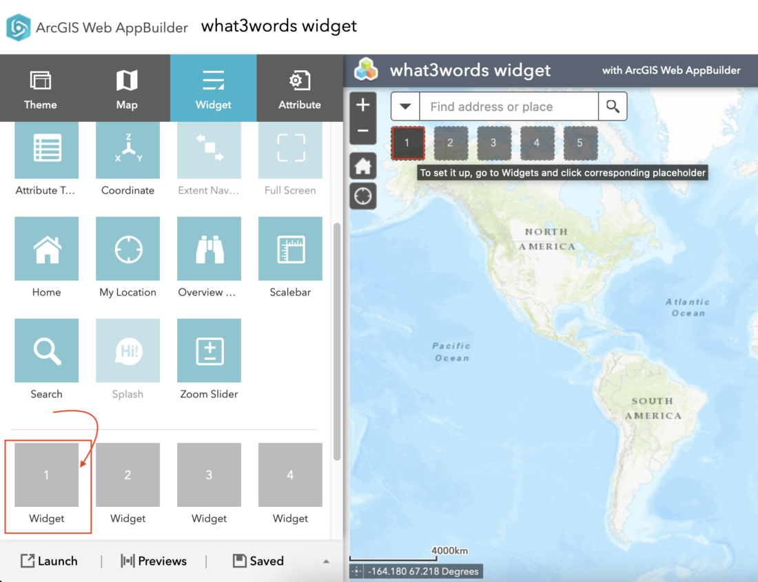 How To Add The What3words Locator To Web Appbuilder For Arcgis What3words 1098