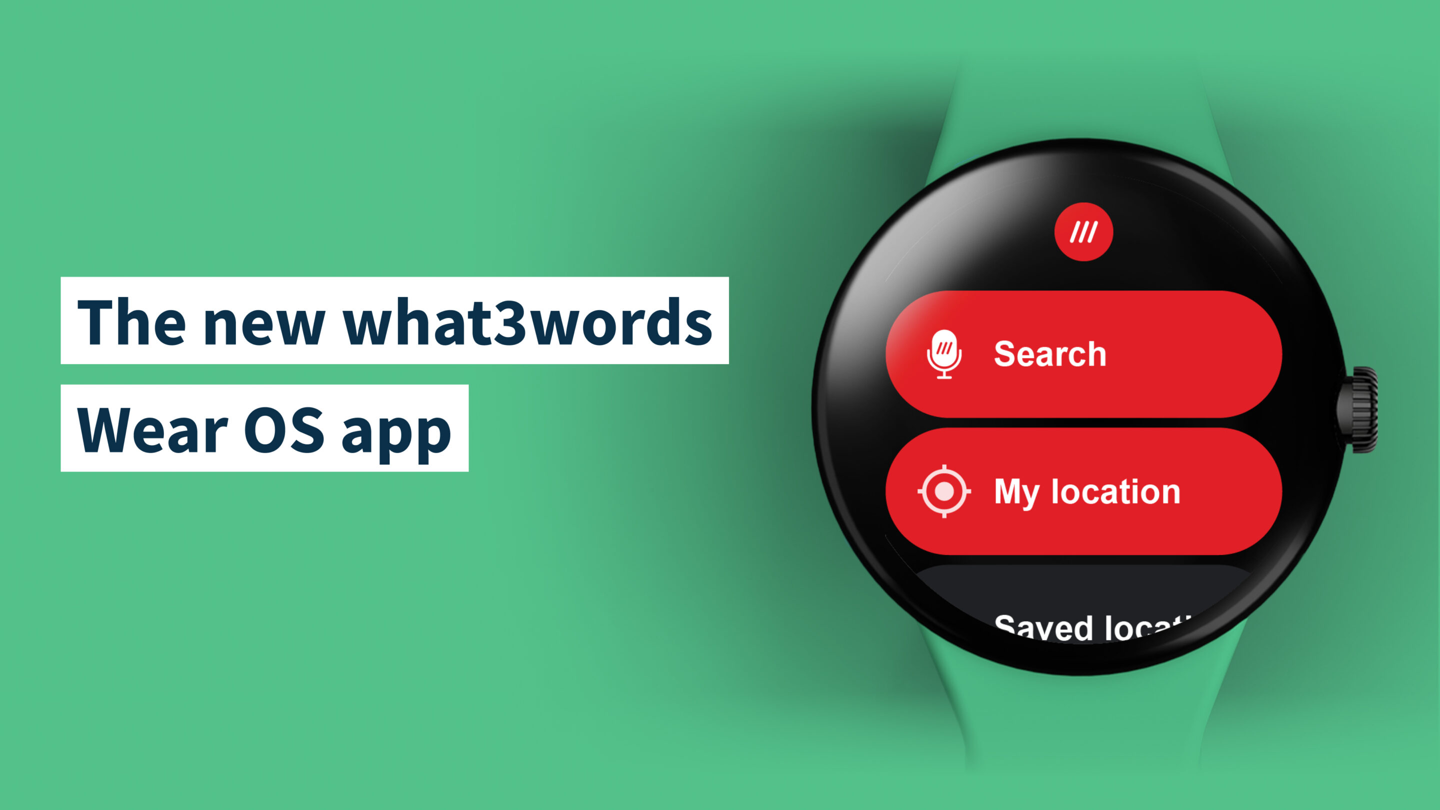 Use what3words with your Wear OS Android watch