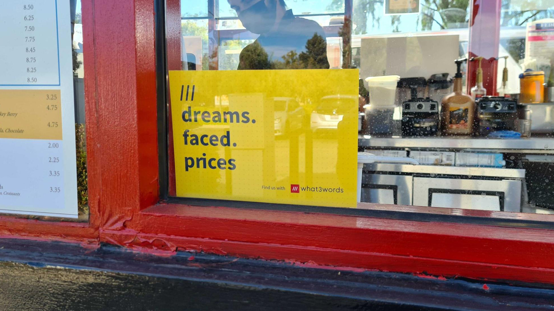 How what3words is being used in California - Business Shop Window