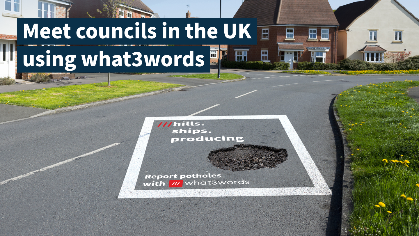 Pothole image for council cleanup reporting