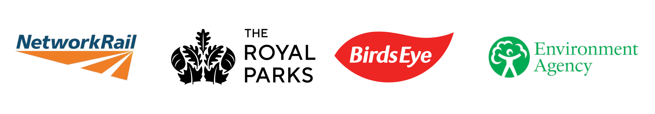 Network Rail, The Royal Parks, Birds Eye, Environment Agency